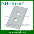 RJ45 Dual Port Network Faceplate